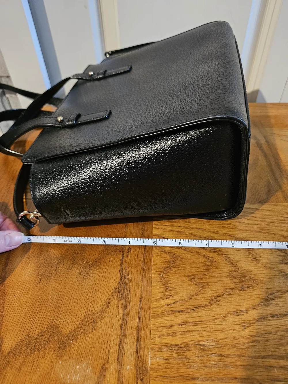 kate spade Black Leather Structured Satchel